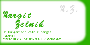 margit zelnik business card